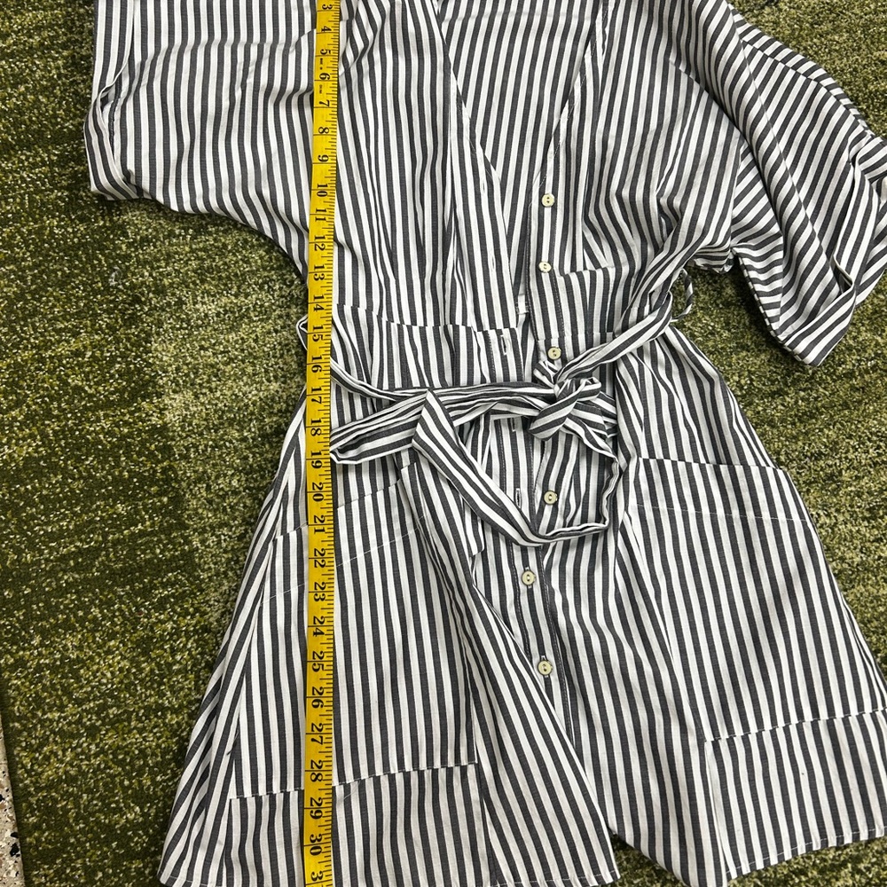 Bp. Striped Aline mini dress. - Picture 4 of 7
